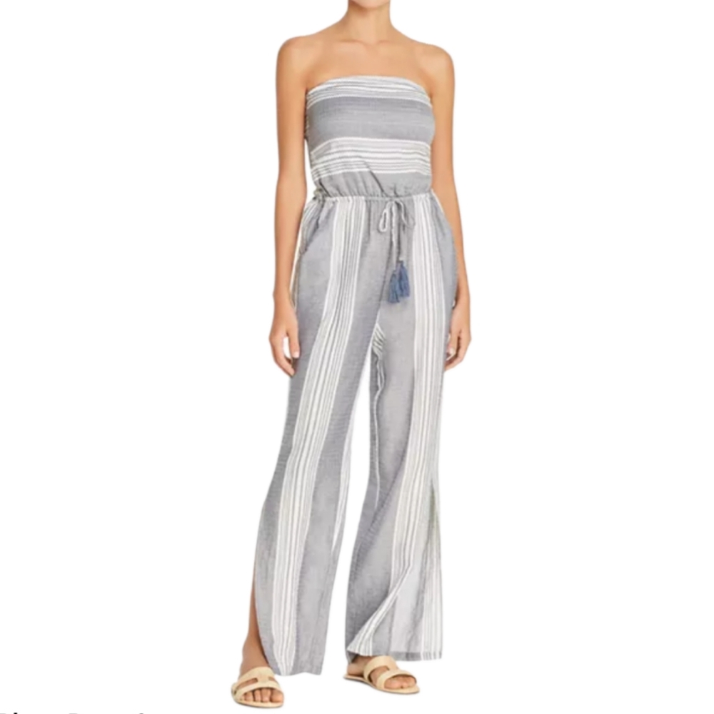 Surf Gypsy Striped Tie Back Jumpsuit
